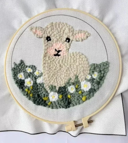 CraftHoop Farm Friends Punch Needle Kit
