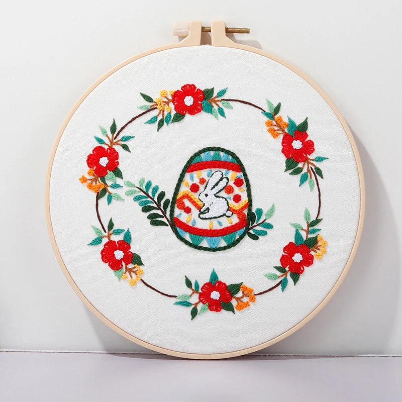 CraftHoop Easter Blooms Embroidery Kit