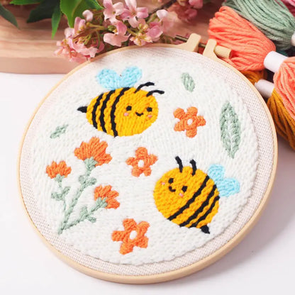 CraftHoop Buzz & Bloom Punch Needle Kit