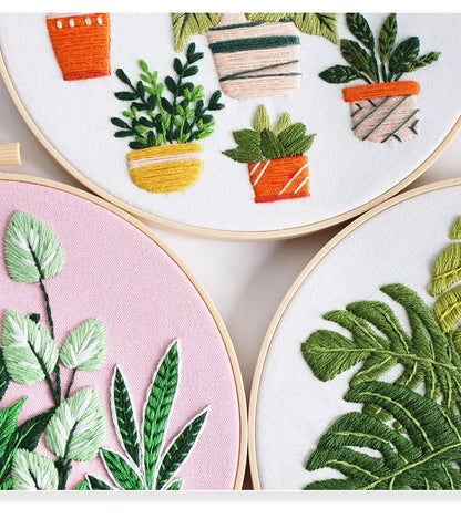 CraftHoop Plant Lover’s Embroidery Kit