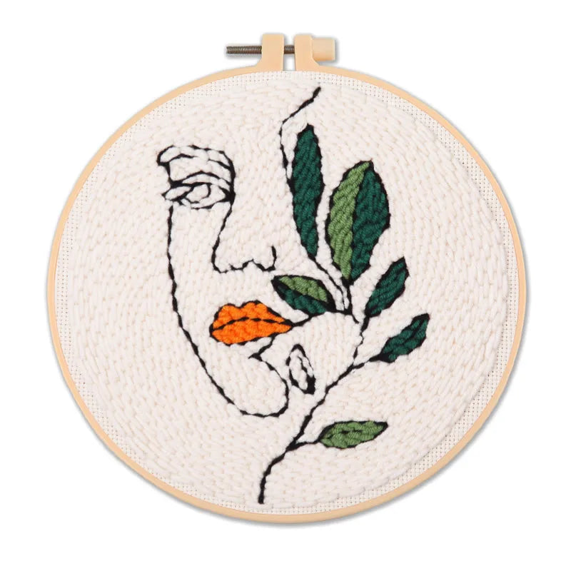 CraftHoop Botanical Muse Punch Needle Kit