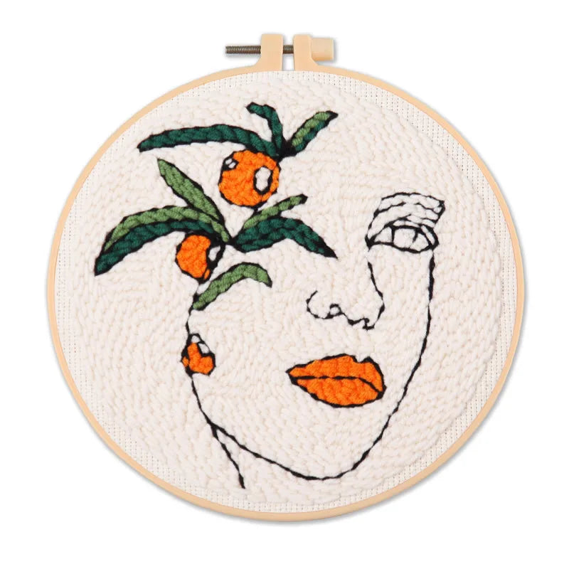 CraftHoop Botanical Muse Punch Needle Kit