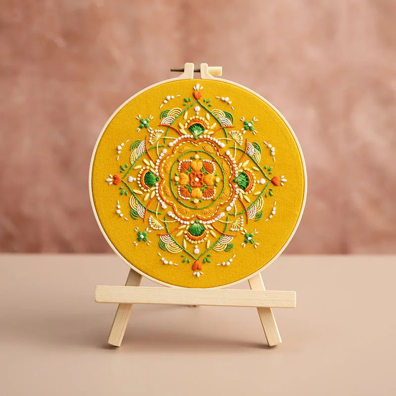 CraftHoop Zen Mandala Embroidery Kit