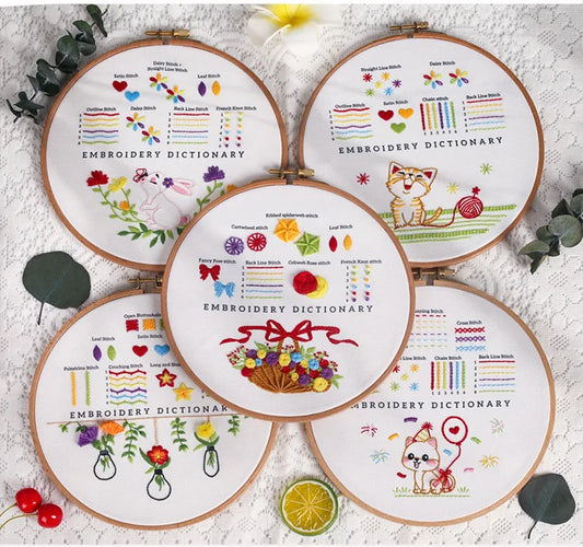 CraftHoop Embroidery Dictionary for Kids & Beginners