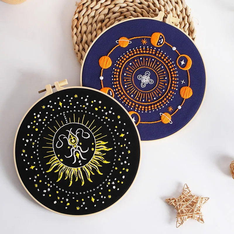 CraftHoop Tarot Symbols Embroidery Kit