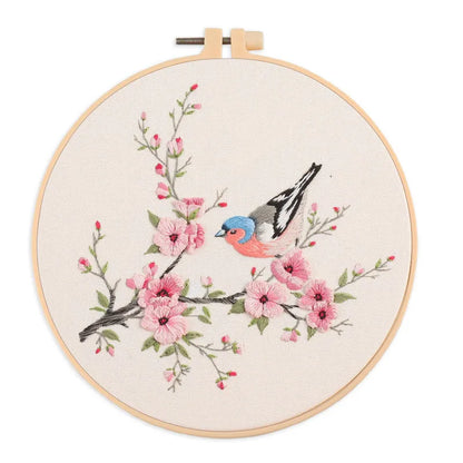 CraftHoop Birds & Blossoms Embroidery Kit