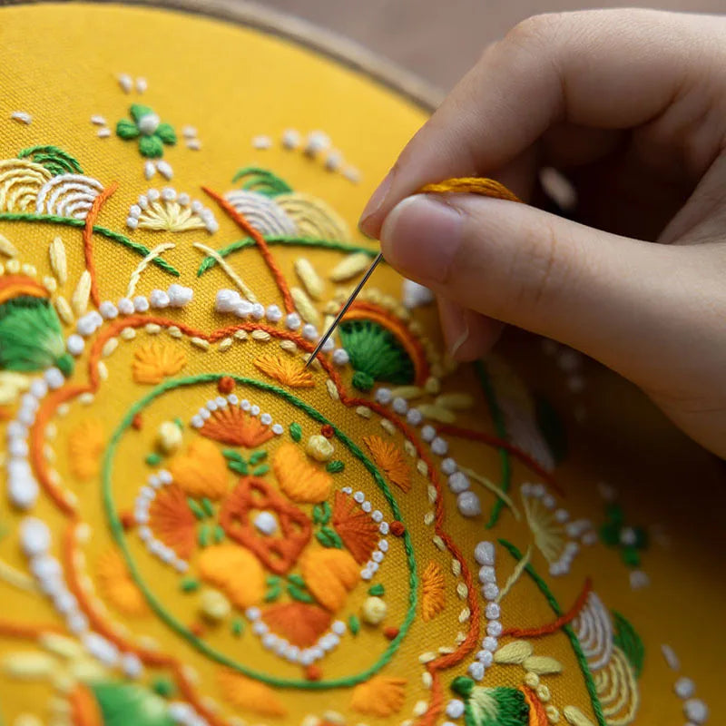 CraftHoop Zen Mandala Embroidery Kit