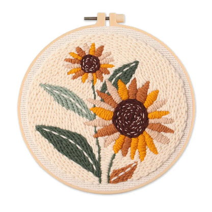 CraftHoop Garden Joy Punch Needle Kit