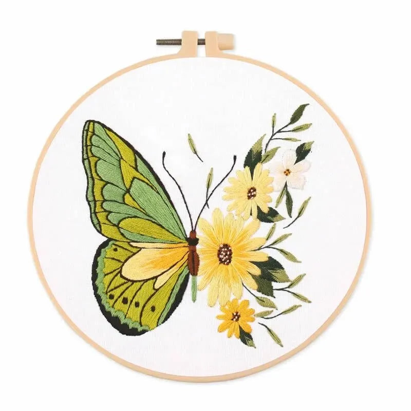 CraftHoop Butterfly Embroidery Kit