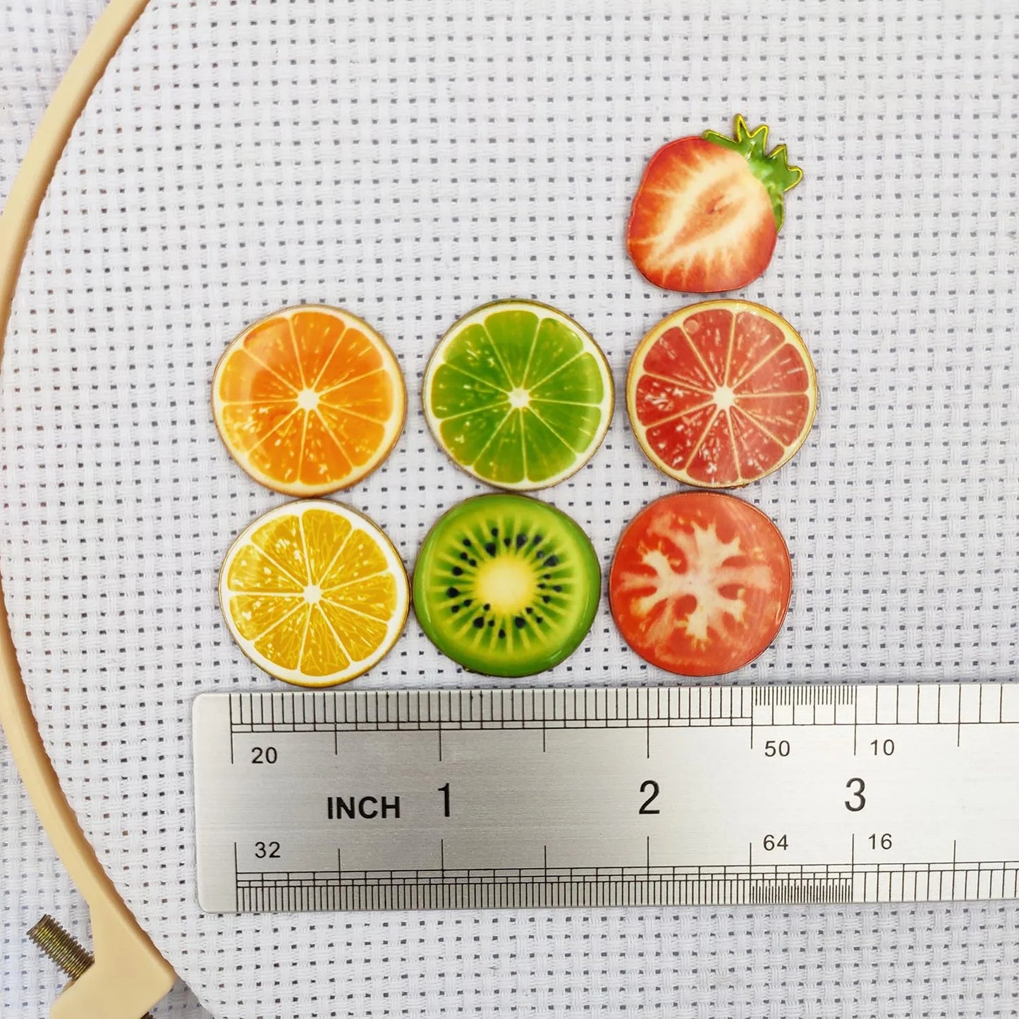 Magnetic Needle Holders: Fruits (2 Pieces)