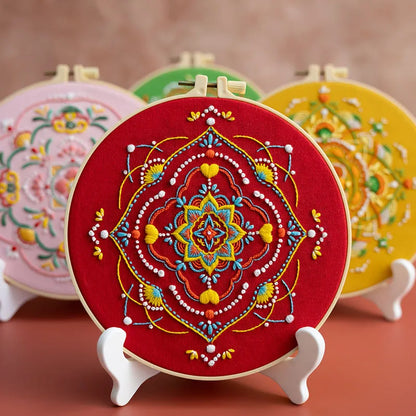 CraftHoop Zen Mandala Embroidery Kit