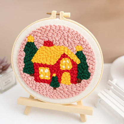 CraftHoop Christmas Cheer Punch Needle Kit