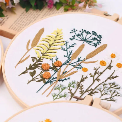CraftHoop Wild Garden Embroidery Kit