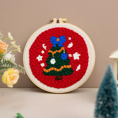 CraftHoop Christmas Cheer Punch Needle Kit