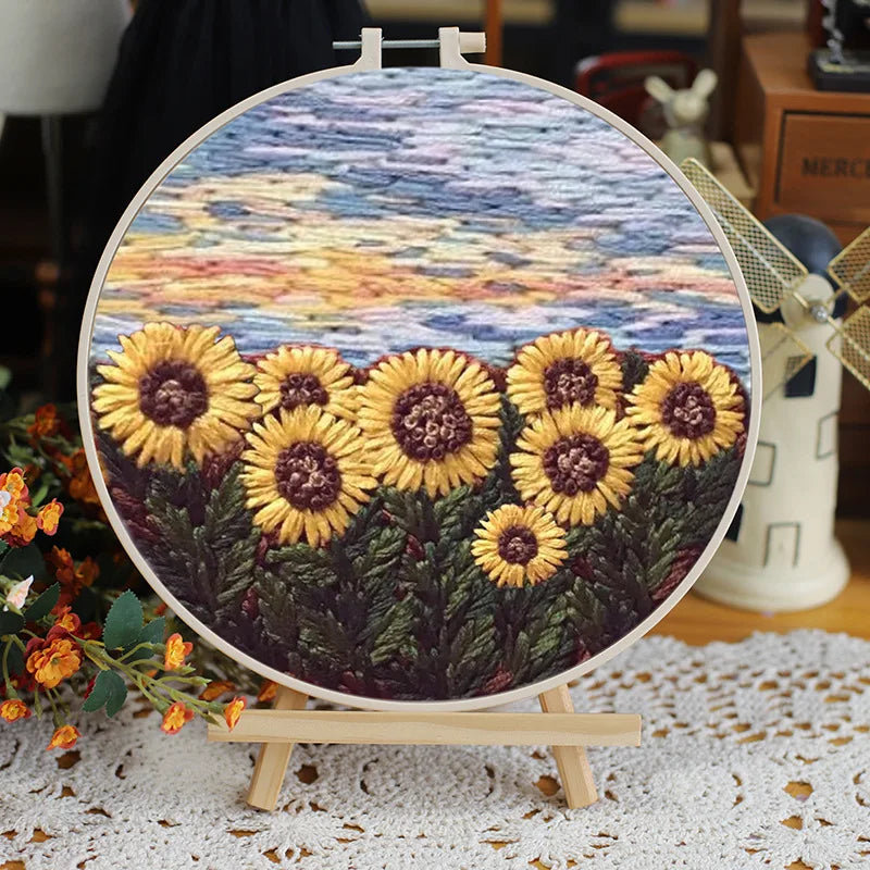 CraftHoop Landscape Embroidery Kit