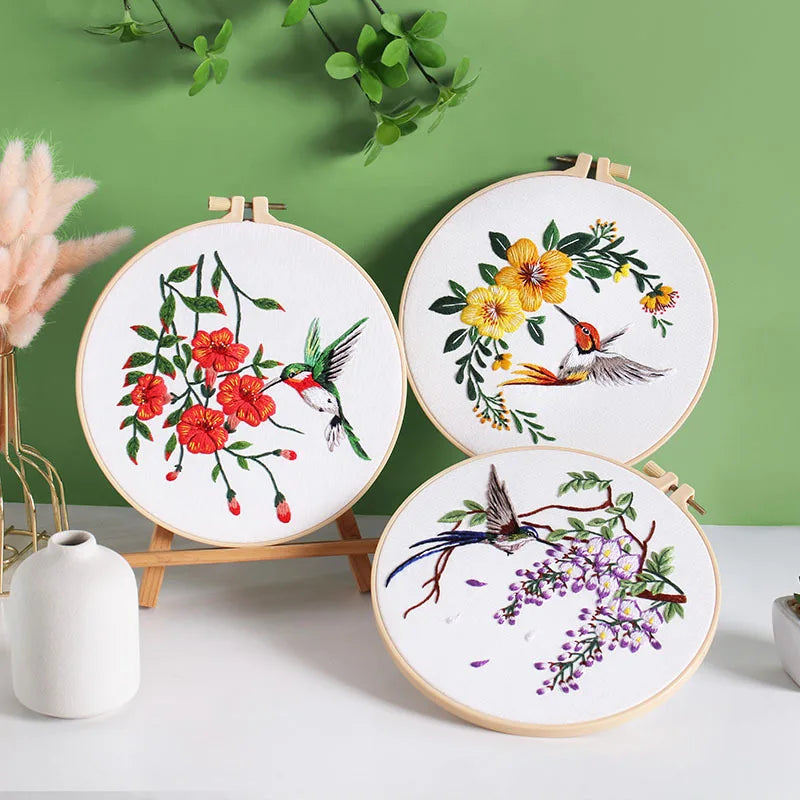 CraftHoop Hummingbird Dreams Embroidery Kit