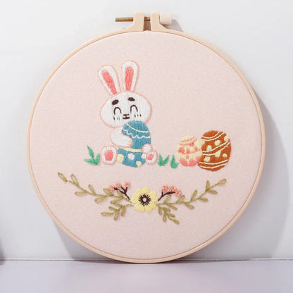 CraftHoop Easter Blooms Embroidery Kit