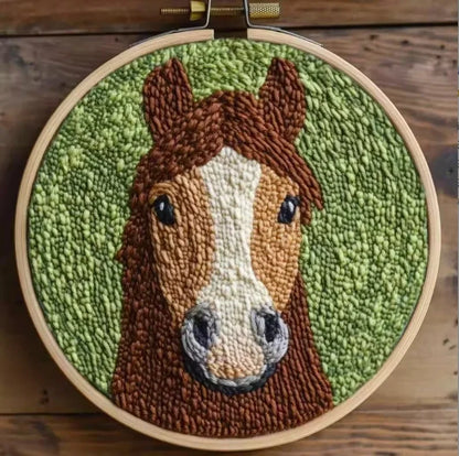 CraftHoop Farm Friends Punch Needle Kit