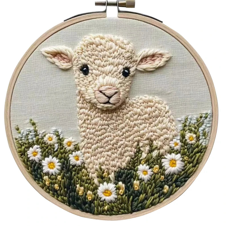 CraftHoop Farm Friends Punch Needle Kit