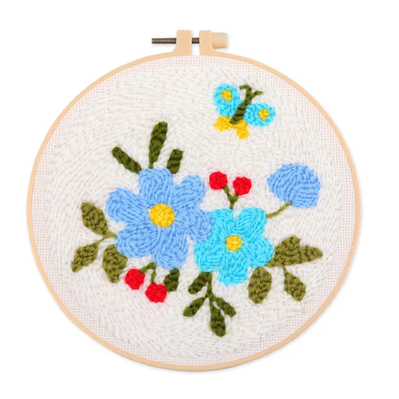 CraftHoop Garden Glow Punch Needle Kit