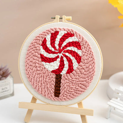 CraftHoop Christmas Cheer Punch Needle Kit
