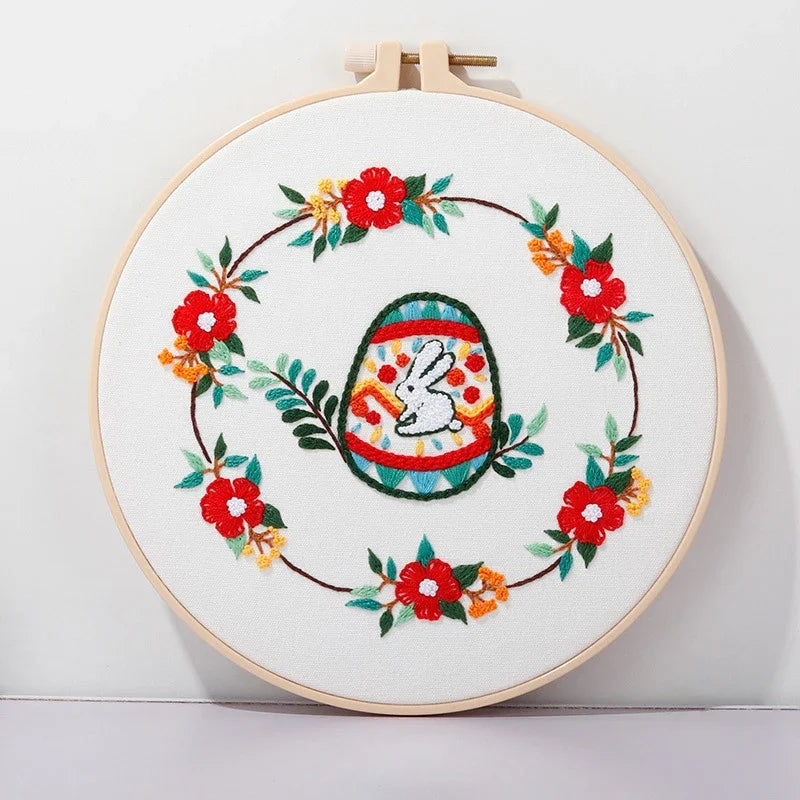 CraftHoop Easter Blooms Embroidery Kit