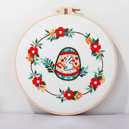 CraftHoop Easter Blooms Embroidery Kit