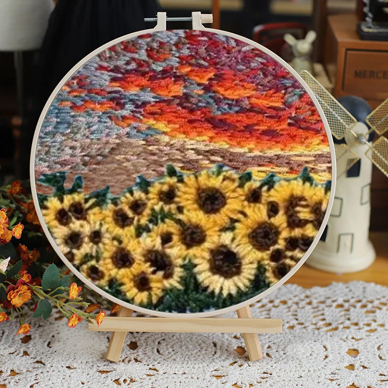 CraftHoop Landscape Embroidery Kit