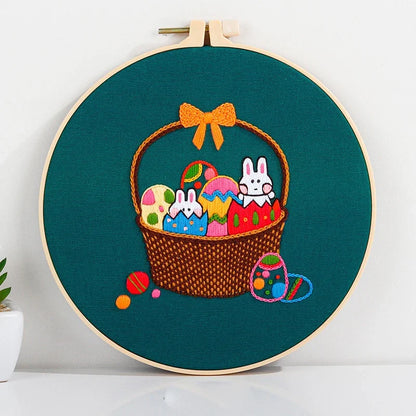CraftHoop Easter Blooms Embroidery Kit