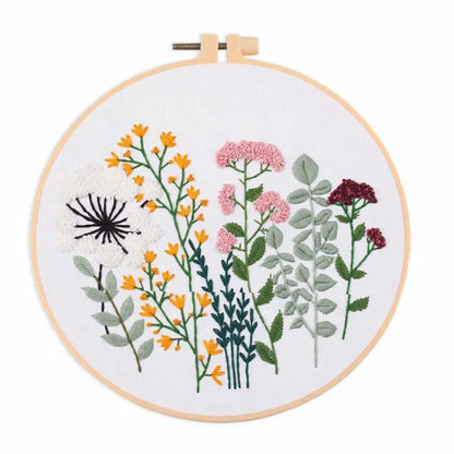 CraftHoop Wild Garden Embroidery Kit