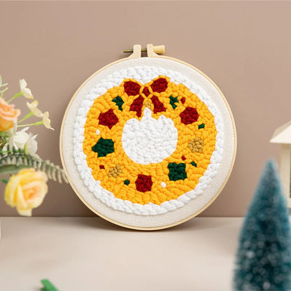 CraftHoop Christmas Cheer Punch Needle Kit