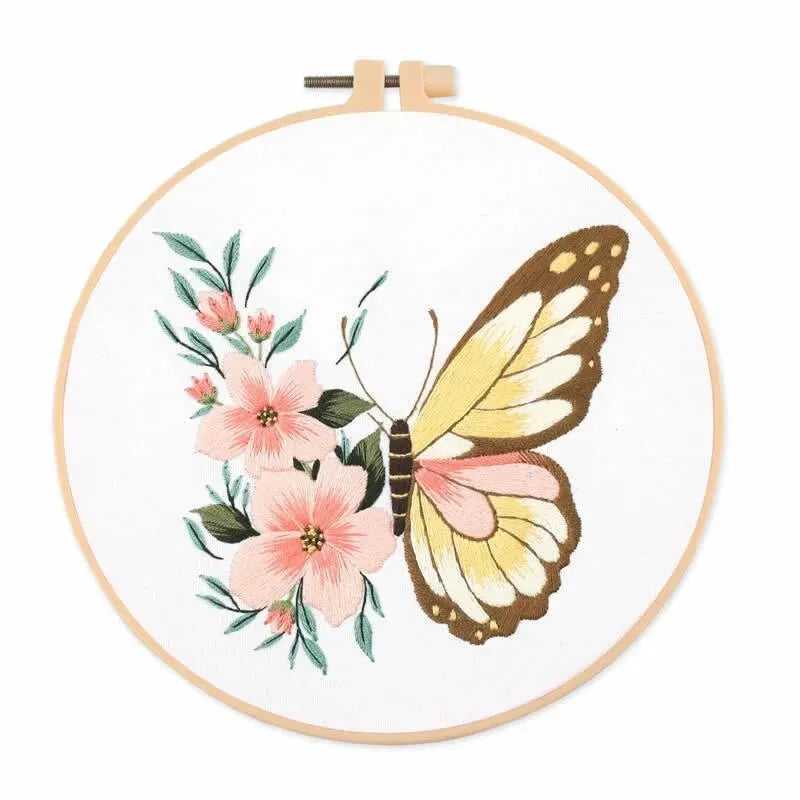 CraftHoop Butterfly Embroidery Kit