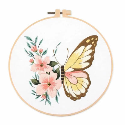 CraftHoop Butterfly Embroidery Kit