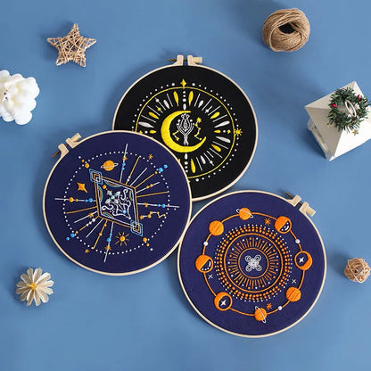 CraftHoop Tarot Symbols Embroidery Kit