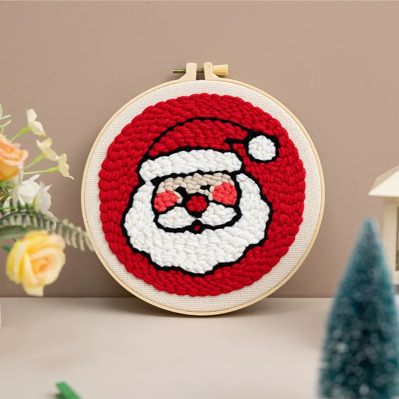 CraftHoop Christmas Cheer Punch Needle Kit
