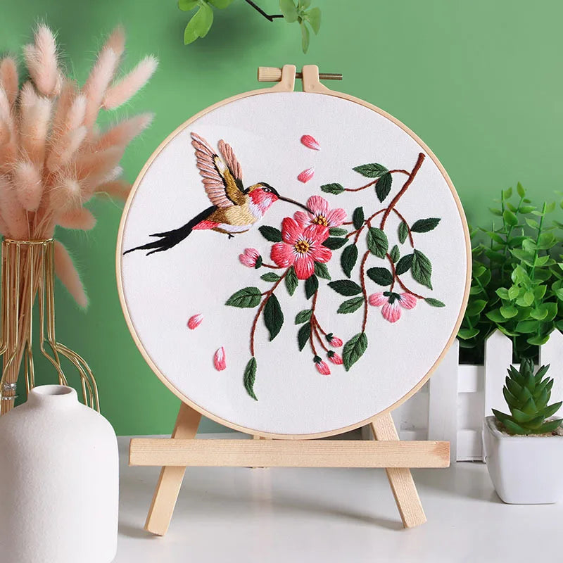 CraftHoop Hummingbird Dreams Embroidery Kit