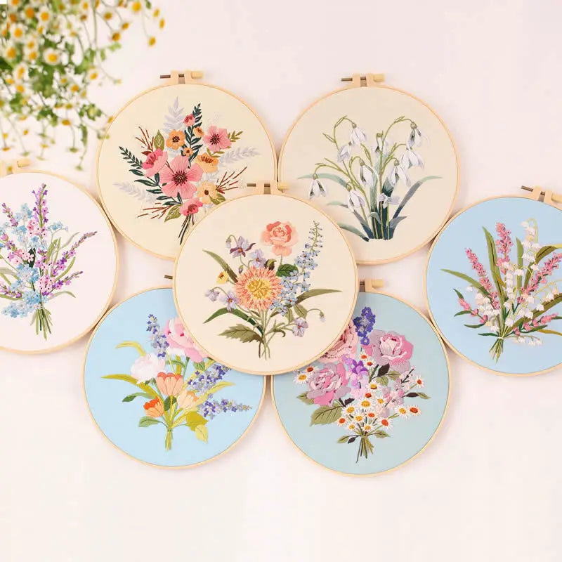 CraftHoop Blossom Collection Embroidery Kit