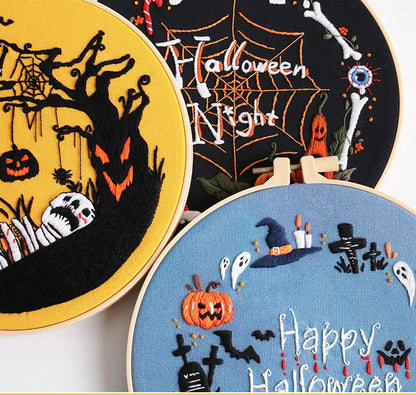 CraftHoop Halloween Magic Embroidery Kit