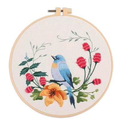 CraftHoop Birds & Blossoms Embroidery Kit