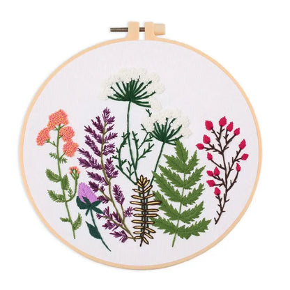 CraftHoop Wild Garden Embroidery Kit