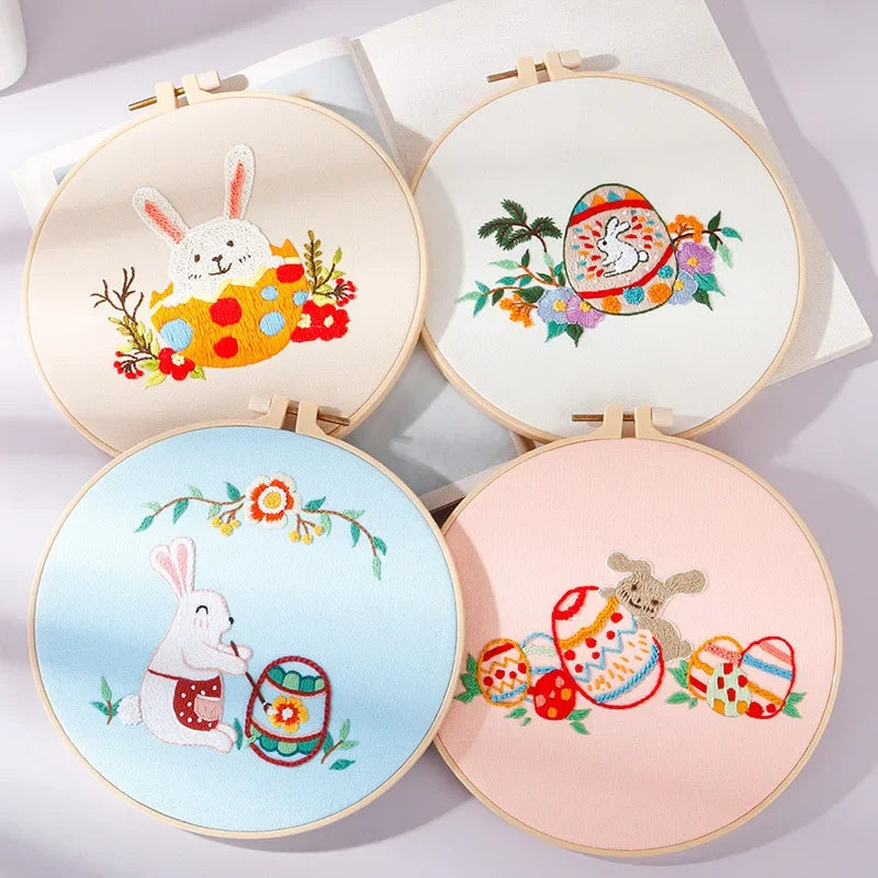 CraftHoop Easter Blooms Embroidery Kit
