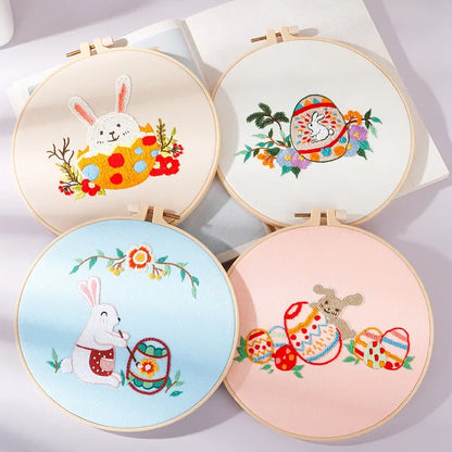CraftHoop Easter Blooms Embroidery Kit