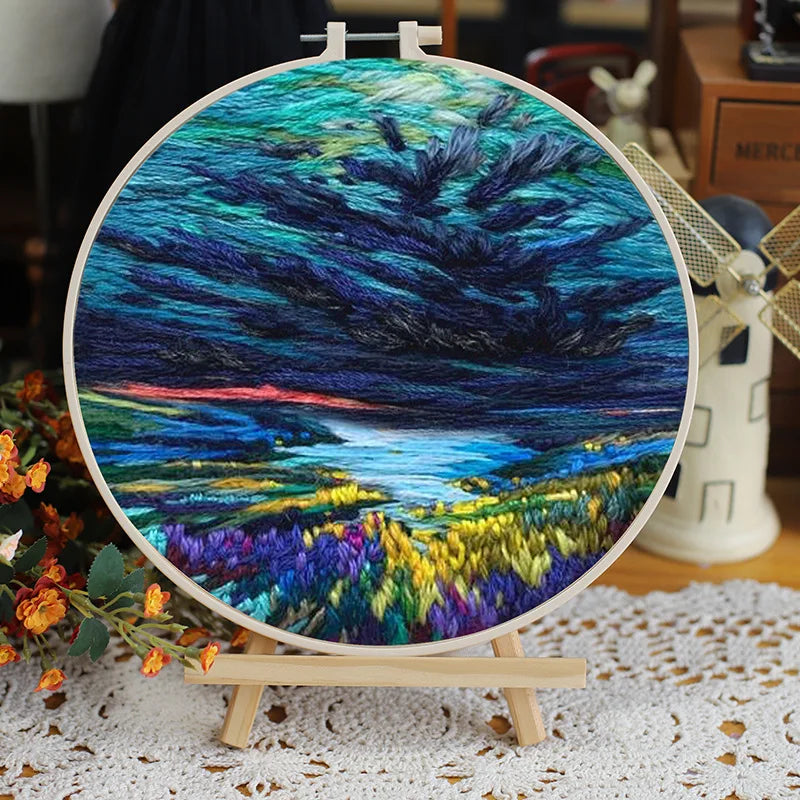 CraftHoop Landscape Embroidery Kit