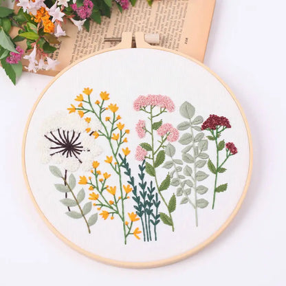 CraftHoop Wild Garden Embroidery Kit