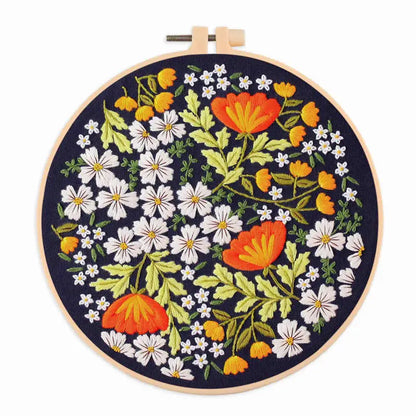 CraftHoop Botanical Glow Embroidery Kit
