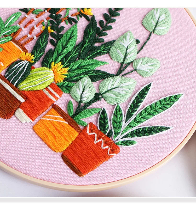 CraftHoop Plant Lover’s Embroidery Kit