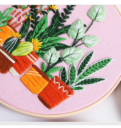 CraftHoop Plant Lover’s Embroidery Kit