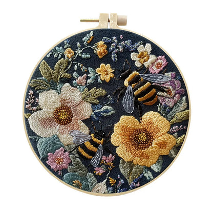 CraftHoop Buzz & Bloom Embroidery Kit