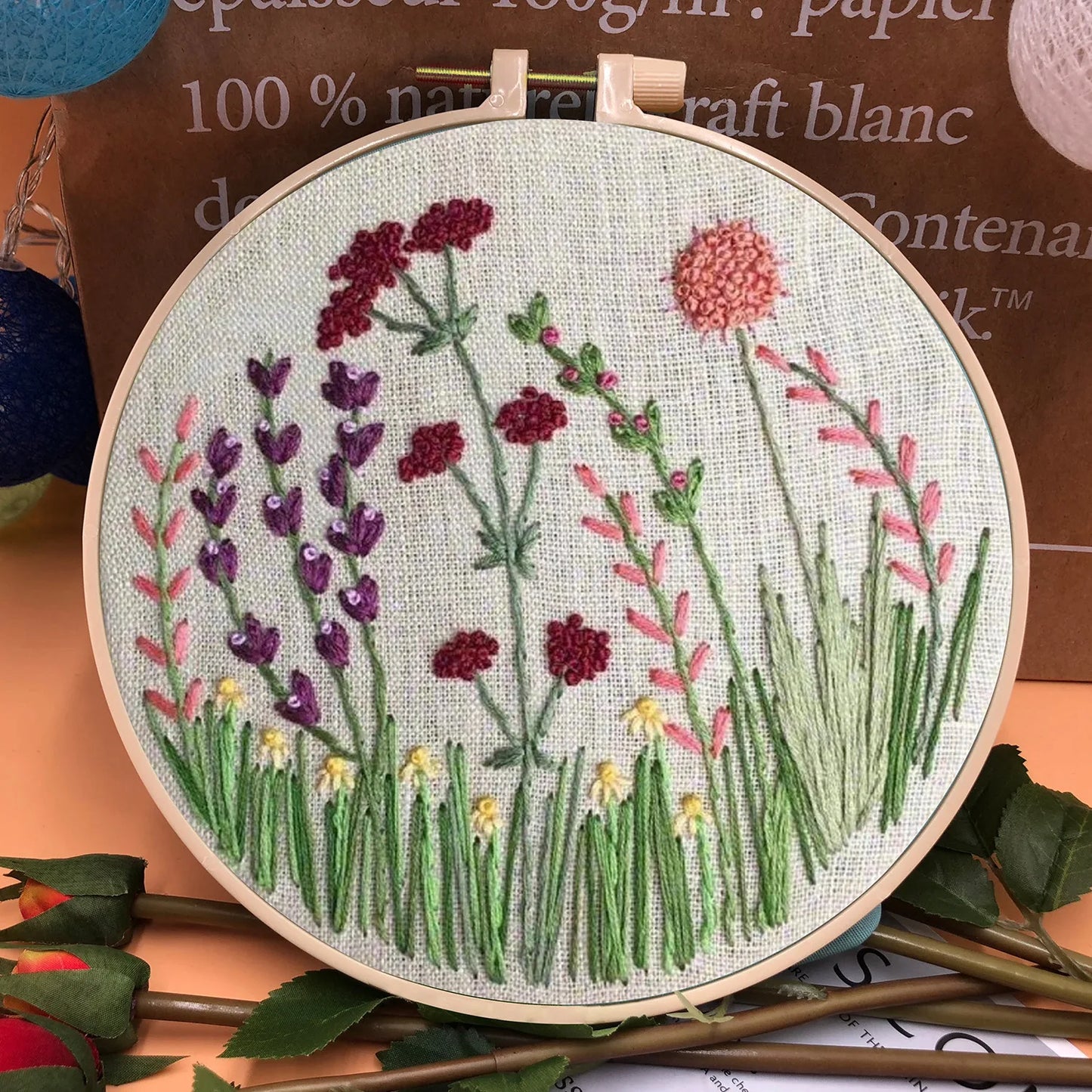 CraftHoop 3D Blossom Embroidery Kit