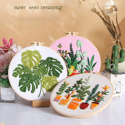 CraftHoop Plant Lover’s Embroidery Kit